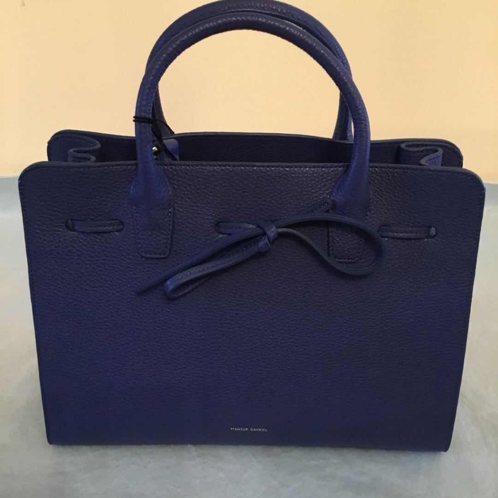 Mansur Gabriel blue sun bag (N w/o tag)